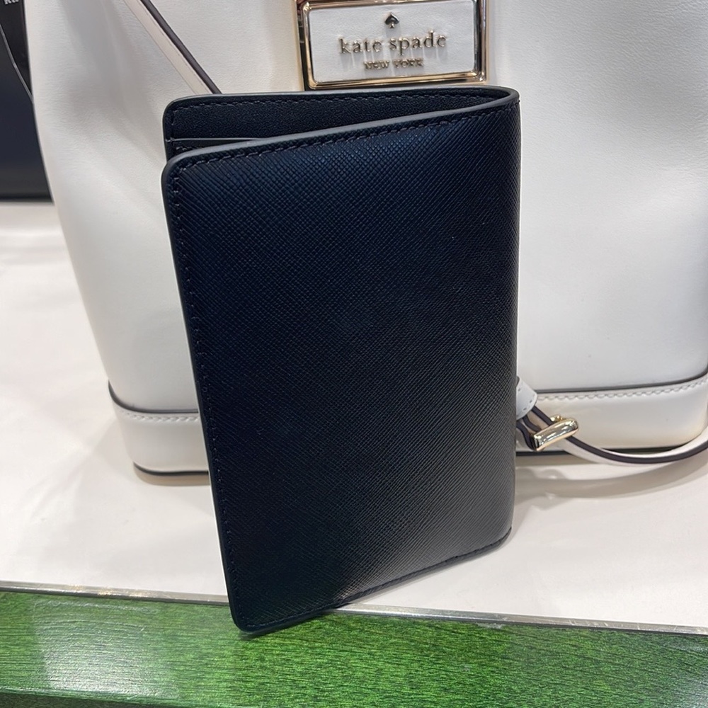 Kate Spade Madison Leather Passport Holder, Crush Proof, Black
NWT - Picture 3 of 16